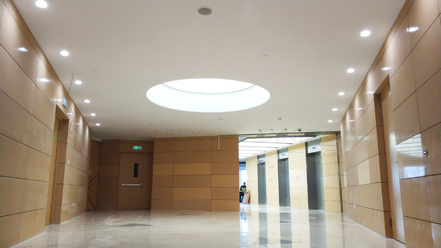 电梯厅钢制91视频在线观看18的应用装修